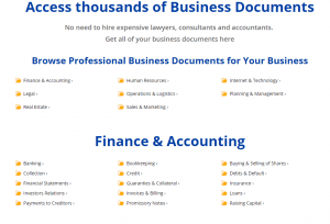 Business Documents and Templates