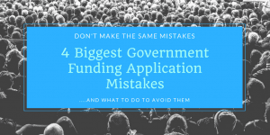 Government Funding Application Mistakes