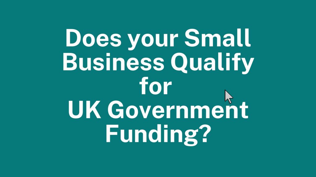 Qualify for UK Government Funding?